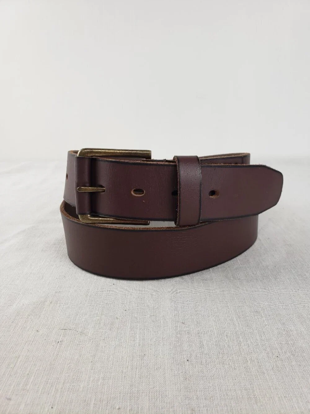 Timberland Brown Leather Belt Casual Mens Medium 34-36